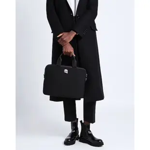 【就是愛買正品】快速出貨 【免運】Karl Lagerfeld 卡爾 老佛爺 電腦包 公事包 筆電平板包 有背帶
