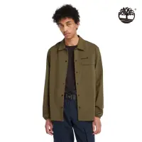 在飛比找momo購物網優惠-【Timberland】男款深綠色長袖襯衫外套(A2JJRA