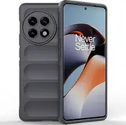 [Eabhulie] OnePlus 11R Case, Flexible TPU Silicone Non-Slip Shock-Absorbent Case Cover for OnePlus Ace 2 / OnePlus 11R Dark Grey