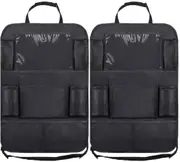 2PCS Car Seat Back Organiser Multi Pocket Storage Bag Pouch Holder Interior Tidy