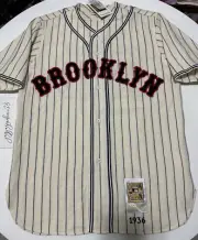 Mitchell & Ness Brooklyn Dodgers Fred Frankhouse 1936 jersey sz 46 Los Angeles