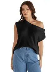 [Sass] Jac Top in Black