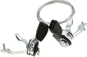 Bike Friction Thumb Shifter Set, High Strength Friction Thumb Shifter with Brake Cable Replacement for Bike Accessory (Black)