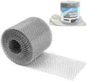 Gutter Guard 5 Inch, 304 Stainless Steel Gutter Sceen Mesh Roll, Leaf Filter Gut