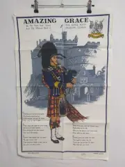 Vintage Teatowel "Amazing Grace" Royal Scots Dragoon Guards (C1)