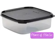 Tupperware New Modular Mate Mates Storage Container Square 1 Black Lid Seal