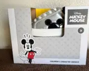 Disney Mickey Mouse Children's Character Sneaker Size 3 Aldi Exclusive New