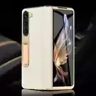 New Super Lightweight Genuine Leather Cover Case For Samsung Galaxy Z Fold 4