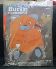 Bucilla Needlecraft 'honey bear' Crib Quilt Kit No. 48755