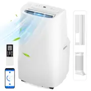 Advwin 16000BTU Portable Air Conditioner Evaporative Cooler Fan Window Air Conditioning Unit White, APP Control, White