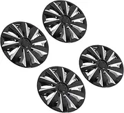 Universal Fit 14in Wheel Hub Cap Cover, Scratch Resistant Wheel Rim Covers for AX, Sprint, ABS Material Hubcaps, Pack of 4