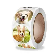 500PCS 2.5CM Roll Children's Toys Reward Motivation Sticker Label DIY Office Stationery Decoration Seal Sticker Sticker
