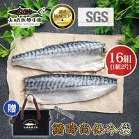 在飛比找鮮拾優惠-【大鯖魚夢工廠】頂級挪威薄鹽鯖魚切片-2入組(共16組，20