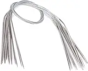 Yarn Needles, Wear-Resistant Circular Knitting Needles Smooth Practical Soft for Family for General Purpose for Professional Use for Beginners for Friends(120 cm)