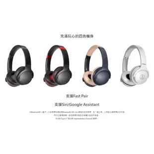 Audio-Technica 鐵三角 ATH-S220BT 無線耳罩式耳機【官方展示中心】