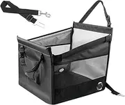 Dog Car Seat - Car Seat for Dogs | Puppy Travel Seat | Waterproof Vehicle Backseat Kitten Bed | Portable Puppies Booster Carseat for Outdoor Travel