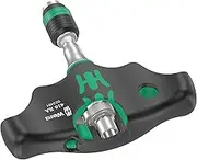 Wera 416 RA Ratcheting T-Handle, Black/Grey, 1/4'' x 45 mm