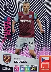 Panini Premier League 2024 2025 Tomas Soucek High Flyer Trading Card
