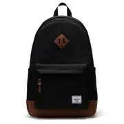 Herschel Heritage 24 L Backpack Laptop Business Travel School Bag - Black/Tan