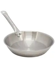MegaChef Professional Kitchen 11in Round Stainless Steel Fry Pan