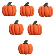Pumpkins - Flat Back Embellishments - Craft Sewing Scrap - Shelly's Buttons