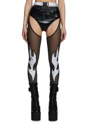 [Club Exx] Mark Of The Beast Reflective Chaps