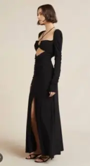 Bec and Bridge - Adaline L/S Maxi Dress Size 8