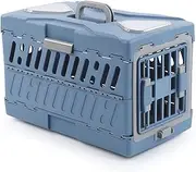 Pet Carrier Cage - Cat Travel Cage | Top Handle Design Pet Airline Carrier for Camping, Pet Transport Carrier Kitten Cat Dog Puppy Animal Transport Travel Box Cage