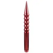 Anti-Theft Anodized Red Fat Spiked Stubby Short 9" Antenna AM FM For Jeep (for: Jeep)