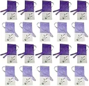 NOLITOY Organza Wedding Favor Bags 20pcs Small Drawstring Fragrance Sachets for Clothing