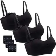 [Cimary] Seamless Nursing Bra Set,Maternity Bra Maternity Nursing Bra,Bras for Premama 3 and 4 Pack