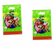 10 Super Mario Party Gift Bags Candy Favour Bag Loot Bag For Birthday