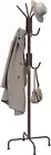 Simplehouseware Standing Coat and Hat Hanger Organizer Rack, 12 Hooks,Bronze