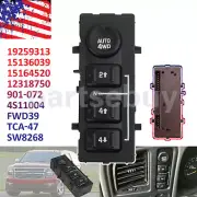 4WD Transfer Case Selector Dash Switch For Chevrolet Silverado GMC Sierra Yukon