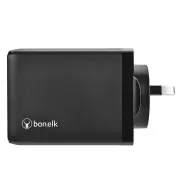 Bonelk 100W PD GaN Wall Charger 2 x USB-C 1 x USB-A (Black)