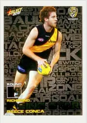 2012 Select AFL Champions Foil Risingstar Nominee RS9 Reece Conca (Richmond)