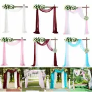 New Wedding Arch Drapes Chiffon Fabric for Wedding Ceremony Backdrop Decoration