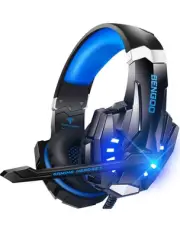Stereo Gaming Headset for PS4 PC Xbox One PS5 Controller, Noise Cancelling Over