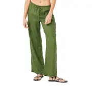 L*Space Sundown Cargo Linen Swim Cover-Up Pants