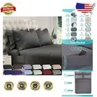 6-Piece Extra Deep Pocket California King Sheets – Ultra-Soft Microfiber Luxury