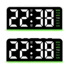 LED Digital Alarm Clock Desk Alarm Clock Temperature/Date Display for Students