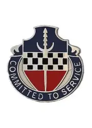 US Army 15th Personnel Services Battalion PSB Unit Crest Lapel Hat Pin 3/4"