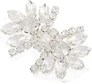 Homoyoyo Rhinestone Bow Knot Appliques Crystal Patches for Shoes Hats Bags Clothing Decoration with Adhesive Backing for Easy Use Durable Rhinestone Embellishments for Versatile Styling