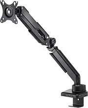 Sanwa Supply CR-LACDK1402BK Monitor Arm with Docking Station (Single Arm, Gas Spring Type)