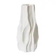 [James Lane] Adria Vase Porcelain White - 46cm