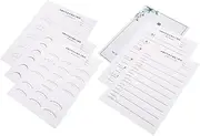 BELLIFFY Eyelash Extension Training Manual Comprehensive Lash Mapping Chart Practice for Beginners Eyelash Grafting Guide Poster Training Exercise Templates for Beauty Salon