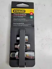 Stanley 3-Piece Socket Accessory Set Universal Joints & Reducer Adapter 85-727