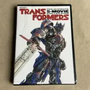 Transformers: 1 2 3 4 5 (DVD NEW 5-Film) Revenge Dark Moon Extinction Knight +