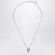 [Alexander McQueen] Skull necklace in palladium One size Metal