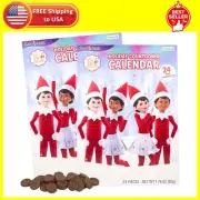Elf on the Shelf Chocolate Advent Calendar 2024, Candy-Filled Countdown to xmas
